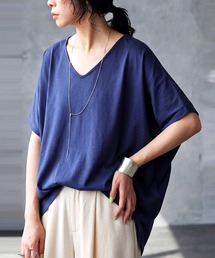 antiqua（アンティカ）の「綿100 汗ジミ防止 半袖 Tシャツ（Tシャツ/カットソー）」