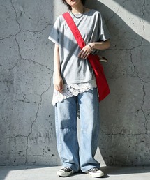 antiqua（アンティカ）の「綿100 汗ジミ防止 半袖 Tシャツ（Tシャツ/カットソー）」