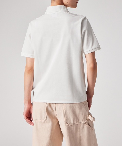 PS Paul Smith(ピーエスポールスミス)の「【オンラインショップ限定】ウィメンズ ゼブラ ワンポイント ポロシャツ / 165407 EC224V(ポロシャツ・レディース・オフホワイト/ネイビー・SMALL/MEDIUM/LARGE/2L)」の8枚目の写真