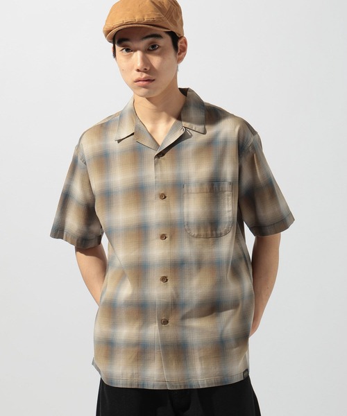 PENDLETON（ペンドルトン）の「【PENDLETON(ペンドルトン)】別注コットンレーヨンオープンカラーシャツ（シャツ/ブラウス・メンズ・ブラウン/ブラック/ベージュ・MEDIUM/LARGE）」の3枚目の写真