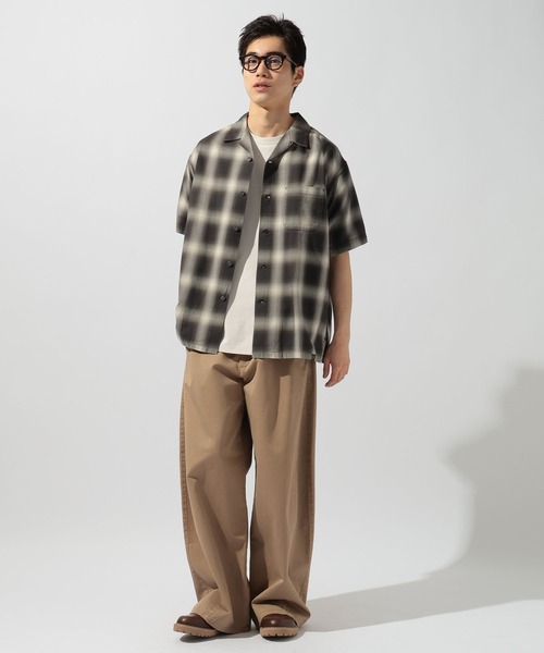 PENDLETON(ペンドルトン)】別注コットンレーヨンオープンカラーシャツ