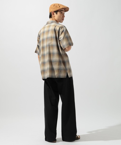 PENDLETON（ペンドルトン）の「【PENDLETON(ペンドルトン)】別注コットンレーヨンオープンカラーシャツ（シャツ/ブラウス・メンズ・ブラウン/ブラック/ベージュ・MEDIUM/LARGE）」の9枚目の写真