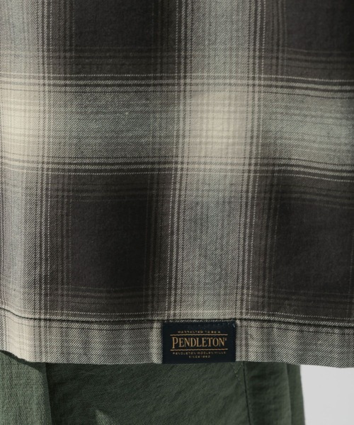 PENDLETON（ペンドルトン）の「【PENDLETON(ペンドルトン)】別注コットンレーヨンオープンカラーシャツ（シャツ/ブラウス・メンズ・ブラウン/ブラック/ベージュ・MEDIUM/LARGE）」の20枚目の写真