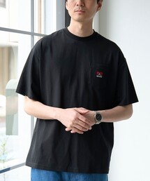 BEN DAVIS（ベンデイビス）の「BEN DAVIS（ベンデイビス）ワンポイント刺繍Tシャツ（Tシャツ/カットソー）」