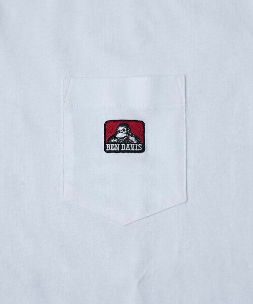 BEN DAVIS（ベンデイビス）の「BEN DAVIS（ベンデイビス）ワンポイント刺繍Tシャツ（Tシャツ/カットソー・メンズ・ブラック/ホワイト/ネイビー・S/M/L/XL）」の15枚目の写真