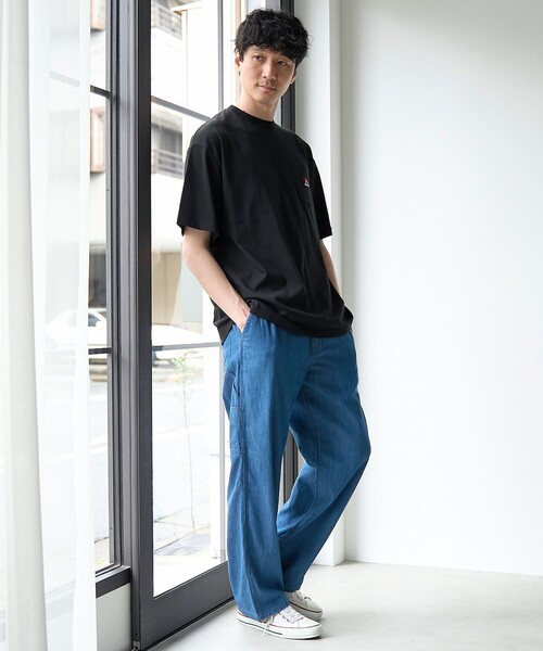 BEN DAVIS（ベンデイビス）の「BEN DAVIS（ベンデイビス）ワンポイント刺繍Tシャツ（Tシャツ/カットソー・メンズ・ブラック/ホワイト/ネイビー・S/M/L/XL）」の11枚目の写真