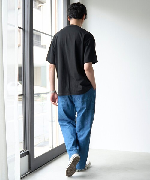 BEN DAVIS（ベンデイビス）の「BEN DAVIS（ベンデイビス）ワンポイント刺繍Tシャツ（Tシャツ/カットソー・メンズ・ブラック/ホワイト/ネイビー・S/M/L/XL）」の10枚目の写真