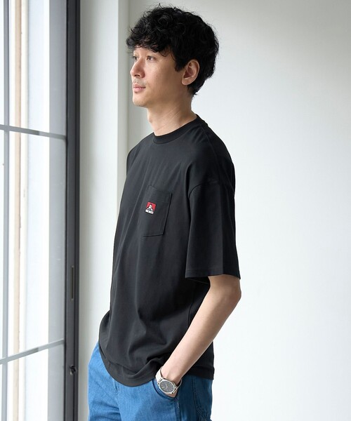 BEN DAVIS（ベンデイビス）の「BEN DAVIS（ベンデイビス）ワンポイント刺繍Tシャツ（Tシャツ/カットソー・メンズ・ブラック/ホワイト/ネイビー・S/M/L/XL）」の8枚目の写真