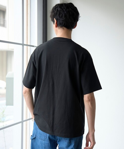 BEN DAVIS（ベンデイビス）の「BEN DAVIS（ベンデイビス）ワンポイント刺繍Tシャツ（Tシャツ/カットソー・メンズ・ブラック/ホワイト/ネイビー・S/M/L/XL）」の7枚目の写真