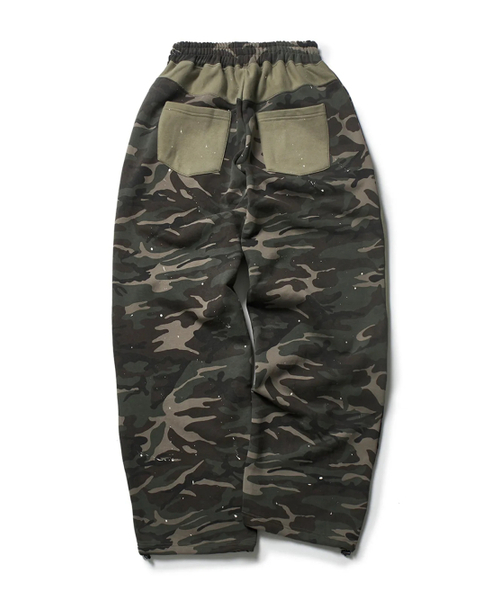 GARMENTS FAB（ガーメンツファブ）の「Camo Carpenter Painted Sweatpants (GREEN)（スウェットパンツ・レディース・その他・LARGE/MEDIUM）」の6枚目の写真