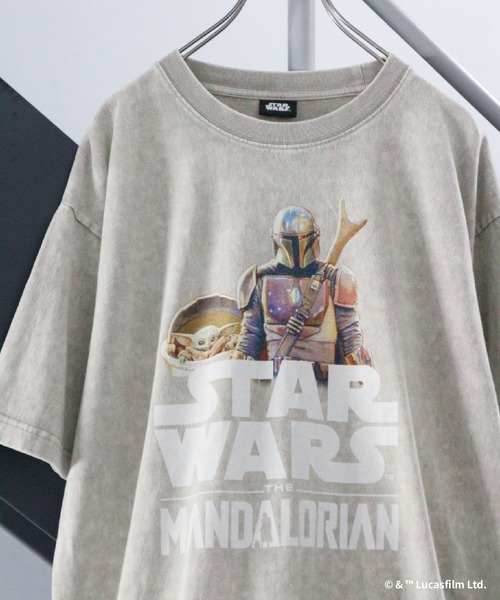STAR WARS（スターウォーズ）の「【STAR WARS/スター・ウォーズ】ピグメント加工プリントTシャツ（Tシャツ/カットソー・レディース・ホワイト系その他/ブラック系その他/レッド系その他・LARGE/MEDIUM）」の8枚目の写真