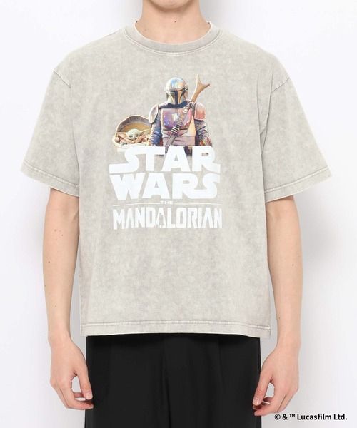 STAR WARS（スターウォーズ）の「【STAR WARS/スター・ウォーズ】ピグメント加工プリントTシャツ（Tシャツ/カットソー・レディース・ホワイト系その他/ブラック系その他/レッド系その他・LARGE/MEDIUM）」の11枚目の写真