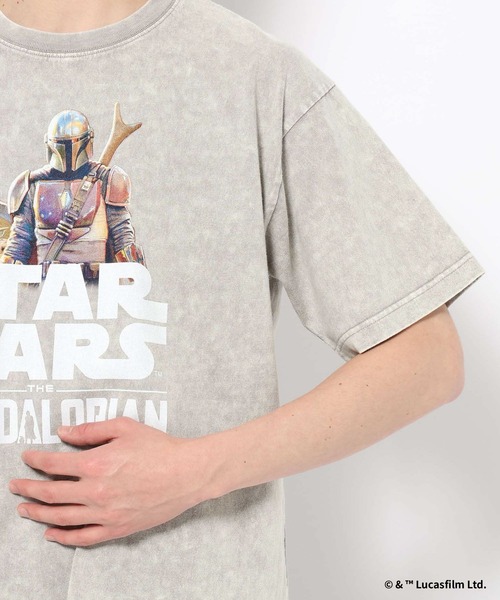 STAR WARS（スターウォーズ）の「【STAR WARS/スター・ウォーズ】ピグメント加工プリントTシャツ（Tシャツ/カットソー・レディース・ホワイト系その他/ブラック系その他/レッド系その他・LARGE/MEDIUM）」の16枚目の写真
