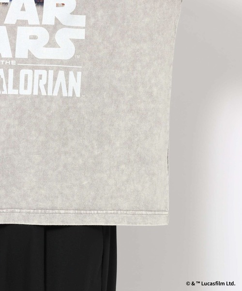 STAR WARS（スターウォーズ）の「【STAR WARS/スター・ウォーズ】ピグメント加工プリントTシャツ（Tシャツ/カットソー・レディース・ホワイト系その他/ブラック系その他/レッド系その他・LARGE/MEDIUM）」の17枚目の写真