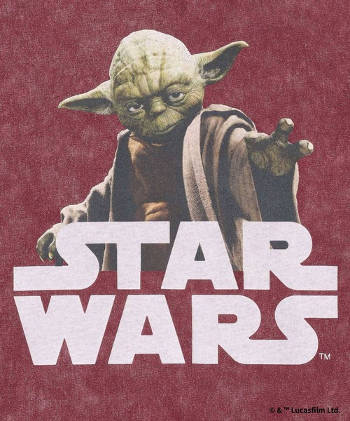 STAR WARS（スターウォーズ）の「【STAR WARS/スター・ウォーズ】ピグメント加工プリントTシャツ（Tシャツ/カットソー・レディース・ホワイト系その他/ブラック系その他/レッド系その他・LARGE/MEDIUM）」の20枚目の写真