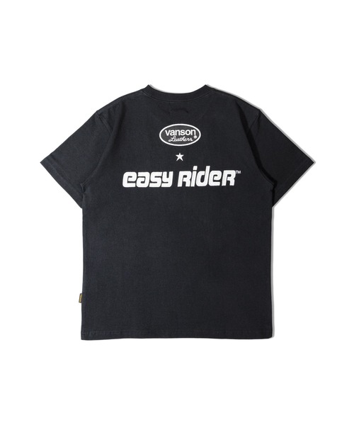VANSON（ヴァンソン）の「VANSON×EAZY RIDER 天竺SSTEE-2601（Tシャツ/カットソー・メンズ・ブラック/ホワイト・L/XL/M）」の6枚目の写真