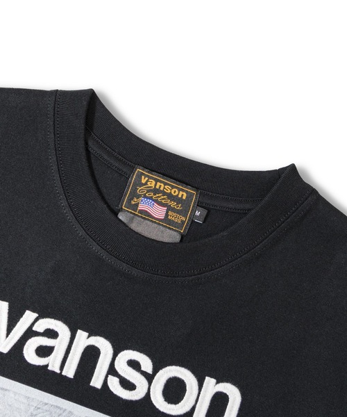 VANSON（ヴァンソン）の「VANSON×EAZY RIDER 天竺SSTEE-2601（Tシャツ/カットソー・メンズ・ブラック/ホワイト・L/XL/M）」の7枚目の写真