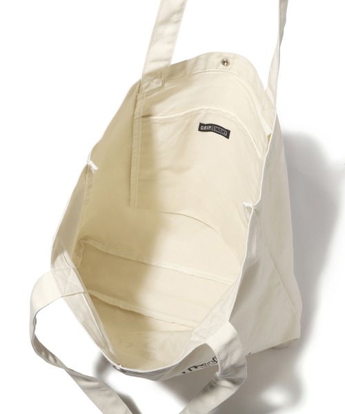 GRIP SWANY(グリップスワニー)の「【GSUB-164】 BEAR TOTE BAG (L)(トートバッグ・メンズ・ナチュラル/ブラック・FREE)」の8枚目の写真