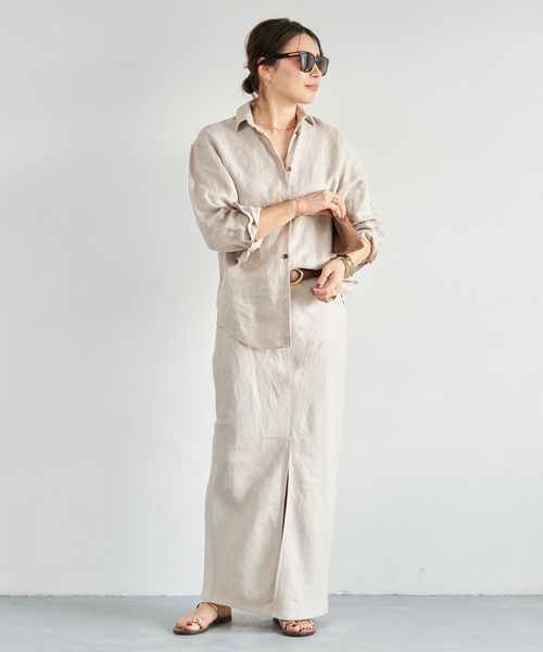 MAISON BOINET（メゾンボワネ）の「*【MAISON BOINET/メゾンボアネ】 BIG BUCKLE BELT（ベルト・レディース・ブラウン・80/85）」の5枚目の写真