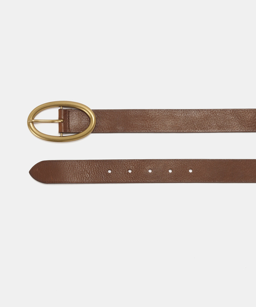 MAISON BOINET（メゾンボワネ）の「*【MAISON BOINET/メゾンボアネ】 BIG BUCKLE BELT（ベルト・レディース・ブラウン・80/85）」の9枚目の写真