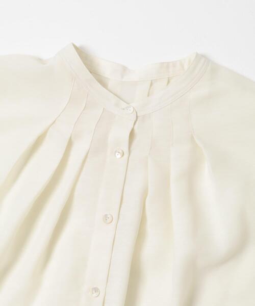 URBAN RESEARCH ROSSO WOMEN(アーバンリサーチ ロッソ)の「『WEB/一部店舗限定』リネン混ドルマンタックブラウス(シャツ/ブラウス・レディース・ブルー系その他/ブラック/オフホワイト・FREE)」の8枚目の写真