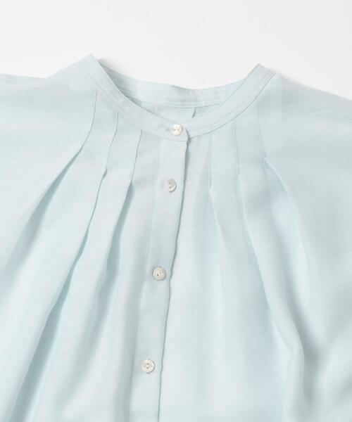 URBAN RESEARCH ROSSO WOMEN(アーバンリサーチ ロッソ)の「『WEB/一部店舗限定』リネン混ドルマンタックブラウス(シャツ/ブラウス・レディース・ブルー系その他/ブラック/オフホワイト・FREE)」の6枚目の写真