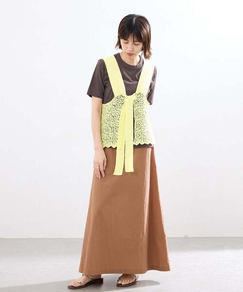 IENA(イエナ)の「《追加》enrica/エンリカ レースガラKNIT ニット KNIT 225(ニット/セーター・レディース・グレー/ブラック・FREE)」の10枚目の写真