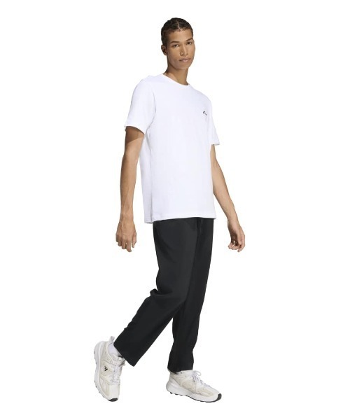 adidas(アディダス)の「アディダス adidas サマー スライド トリム グラフィック Tシャツ(Tシャツ/カットソー・メンズ・ホワイト/ブラック・S/M/L/LL/3L)」の4枚目の写真