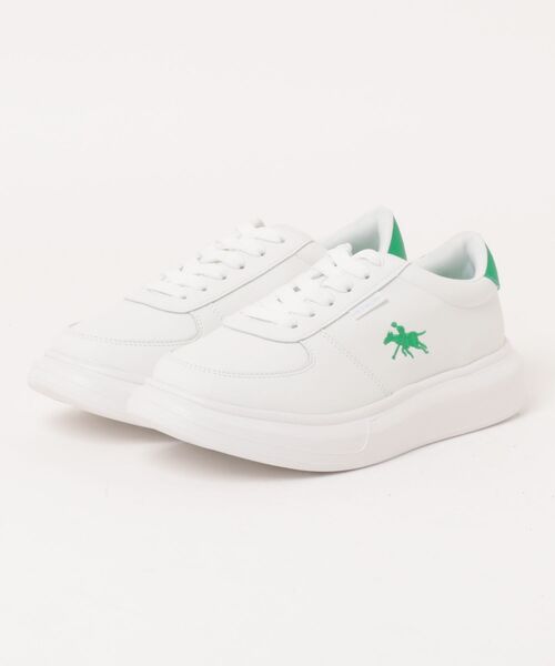 POLOCHAMPS(ポロチャンプス)の「【POLOCHAMPS】厚底スニーカー PL-8003(スニーカー・レディース・ブラック/グレー/シルバー/ネイビー・23cm/23.5cm/24cm/24.5cm/25cm/25.5cm/26cm/26.5cm/27cm/28cm/22.5cm)」の3枚目の写真