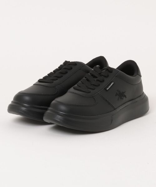 POLOCHAMPS(ポロチャンプス)の「【POLOCHAMPS】厚底スニーカー PL-8003(スニーカー・レディース・ブラック/グレー/シルバー/ネイビー・23cm/23.5cm/24cm/24.5cm/25cm/25.5cm/26cm/26.5cm/27cm/28cm/22.5cm)」の2枚目の写真
