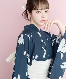 Dita（ディータ）の「簡単！作り兵児帯+ワンピース浴衣3点セット【wk】（Tシャツ/カットソー）」