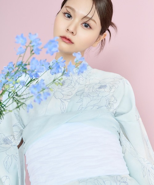 Dita(ディータ)の「簡単!作り兵児帯+ワンピース浴衣3点セット【wk】(Tシャツ/カットソー・レディース・その他9/その他7/その他4/その他12/その他14/その他6/その他13/その他10/その他8/その他11/その他5/その他3/その他2/その他1・FREE)」の5枚目の写真