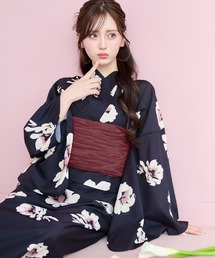 Dita（ディータ）の「簡単！作り兵児帯+ワンピース浴衣3点セット【wk】（Tシャツ/カットソー）」