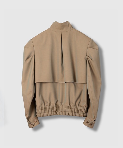 HOLIDAY(ホリデイ)の「WOOL TWILL PUFF BLOUSON ウールツイルパフブルゾン(ブルゾン・レディース・カーキ・ONE SIZE)」の12枚目の写真
