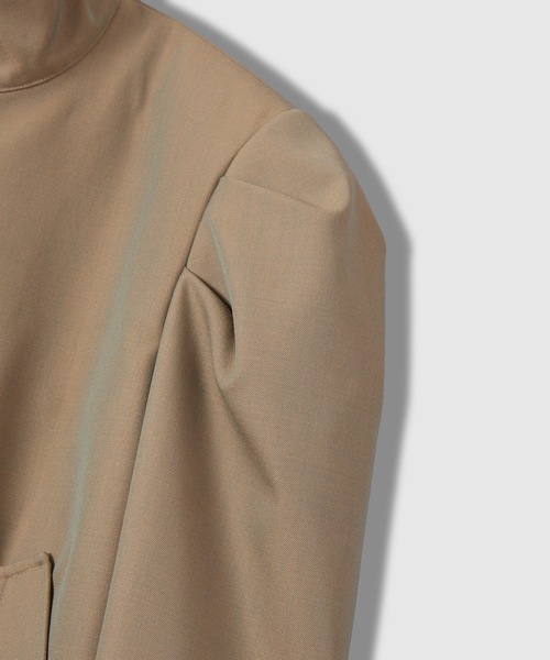 HOLIDAY(ホリデイ)の「WOOL TWILL PUFF BLOUSON ウールツイルパフブルゾン(ブルゾン・レディース・カーキ・ONE SIZE)」の15枚目の写真