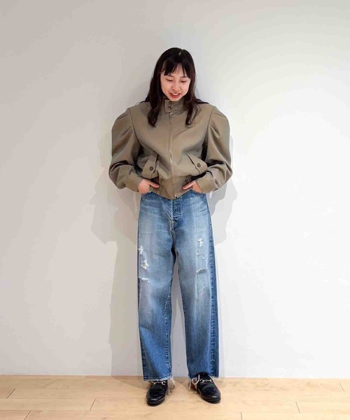 HOLIDAY(ホリデイ)の「WOOL TWILL PUFF BLOUSON ウールツイルパフブルゾン(ブルゾン・レディース・カーキ・ONE SIZE)」の8枚目の写真