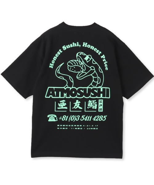 atmos（アトモス）の「atmos ATMOSUSHI T-shirt / アトモスシ Tシャツ（Tシャツ/カットソー・メンズ・ブラック/レッド/ホワイト・XXL/XL/L/M）」の3枚目の写真