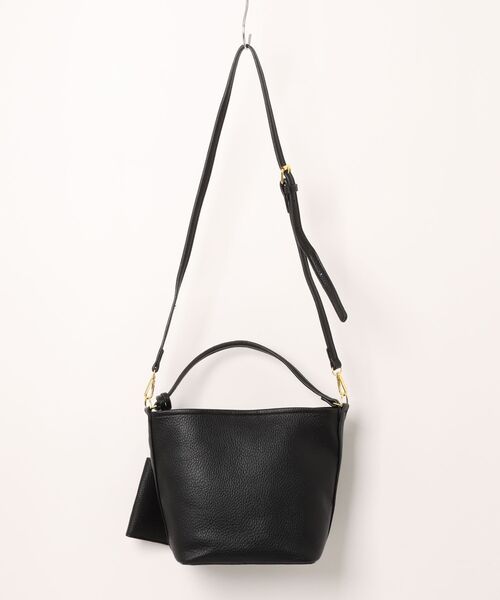 No one knows(ノーワンノーズ)の「ZOZO限定 ミニポーチ付きハンドバッグ(ハンドバッグ・レディース・ブラウン/ブラック・FREE)」の3枚目の写真
