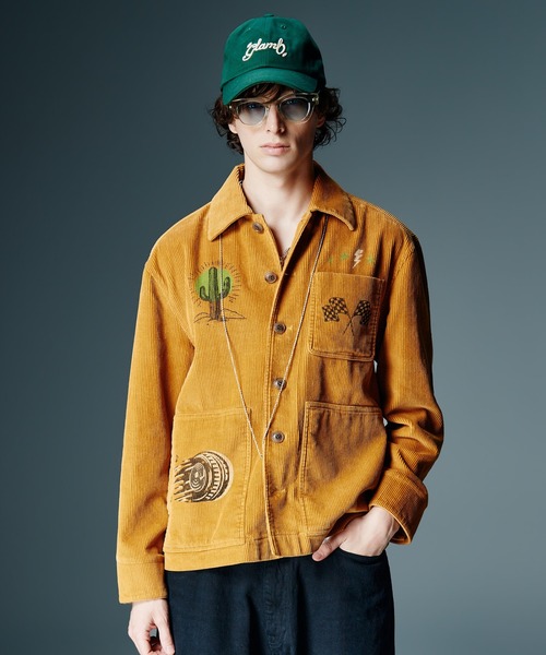 glamb(グラム)の「Good Luck Corduroy Shirt / グッドラックコーデュロイシャツ(シャツ/ブラウス・メンズ・マスタード/カーキ・S/M/L)」の2枚目の写真
