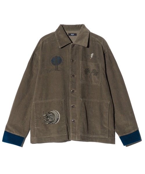 glamb(グラム)の「Good Luck Corduroy Shirt / グッドラックコーデュロイシャツ(シャツ/ブラウス・メンズ・マスタード/カーキ・S/M/L)」の3枚目の写真