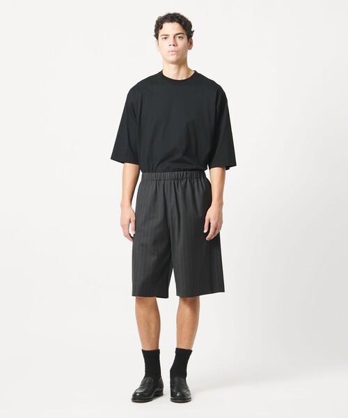 LOEFF(ロエフ)の「<LOEFF>トロピカルウール ハーフパンツ ピンストライプ MENS(その他パンツ・メンズ・ダークグレー・1/2)」の4枚目の写真