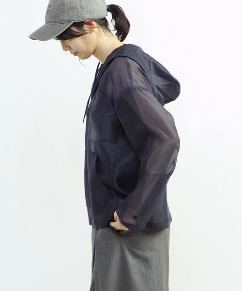 CONVERSE TOKYO（コンバーストウキョウ）の「SHEER MEXICAN HOODIE（シャツ/ブラウス・レディース・パープル/ネイビー/ホワイト・SMALL）」の11枚目の写真