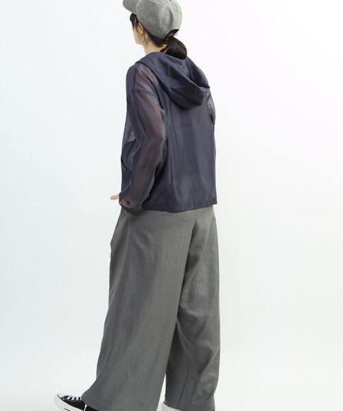 CONVERSE TOKYO（コンバーストウキョウ）の「SHEER MEXICAN HOODIE（シャツ/ブラウス・レディース・パープル/ネイビー/ホワイト・SMALL）」の13枚目の写真