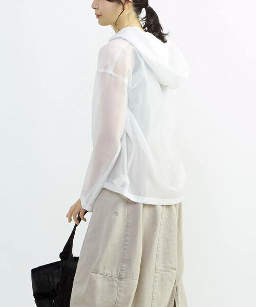 CONVERSE TOKYO（コンバーストウキョウ）の「SHEER MEXICAN HOODIE（シャツ/ブラウス・レディース・パープル/ネイビー/ホワイト・SMALL）」の15枚目の写真
