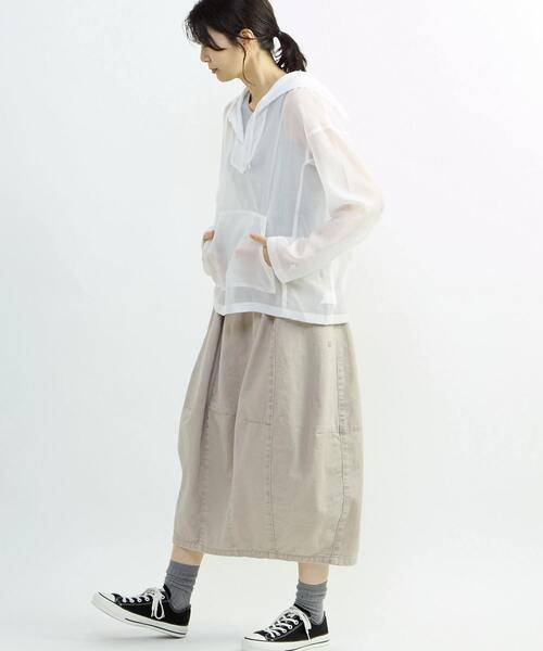 CONVERSE TOKYO（コンバーストウキョウ）の「SHEER MEXICAN HOODIE（シャツ/ブラウス・レディース・パープル/ネイビー/ホワイト・SMALL）」の17枚目の写真