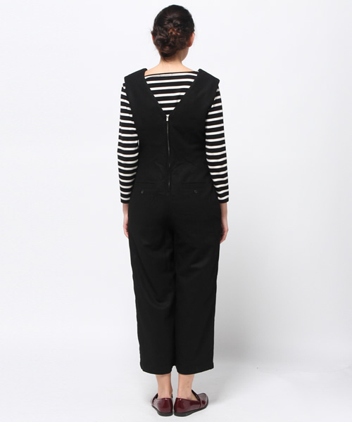OUTLET(アウトレット)の「【WHO'S WHO gallery】AMウールコンビネゾン(サロペット/オーバーオール・レディース・ブラック・FREE)」の4枚目の写真