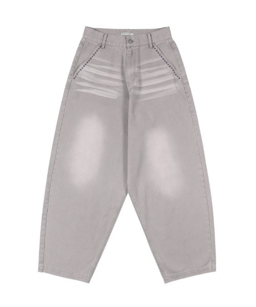 FANCY CLUB(ファンシークラブ)の「【FANCY CLUB】BAYWATCH DENIM PANTS / 【ファンシークラブ】ベイウォッチバルーンデニムパンツ(デニムパンツ・レディース・ブルー/ベージュ・01/02)」の8枚目の写真