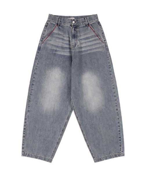 FANCY CLUB(ファンシークラブ)の「【FANCY CLUB】BAYWATCH DENIM PANTS / 【ファンシークラブ】ベイウォッチバルーンデニムパンツ(デニムパンツ・レディース・ブルー/ベージュ・01/02)」の19枚目の写真