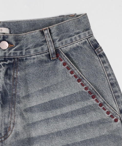 FANCY CLUB(ファンシークラブ)の「【FANCY CLUB】BAYWATCH DENIM PANTS / 【ファンシークラブ】ベイウォッチバルーンデニムパンツ(デニムパンツ・レディース・ブルー/ベージュ・01/02)」の21枚目の写真