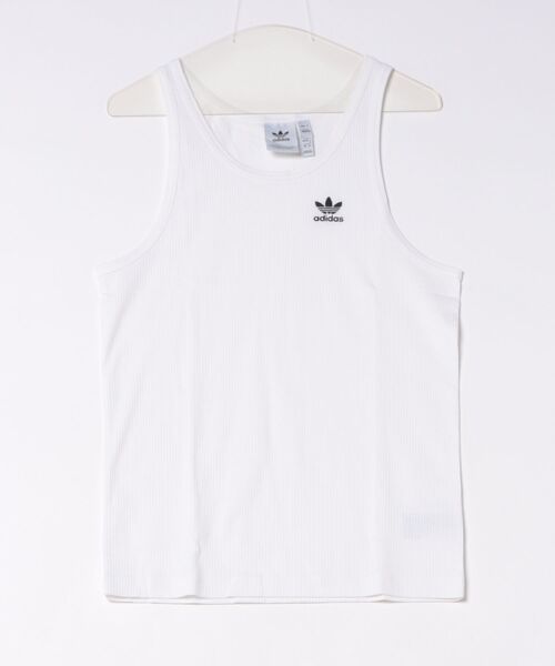 adidas(アディダス)の「【adidas Originals/ アディダス オリジナルス】タンクトップ トレフォイル エッセンシャルズ / JOL49(タンクトップ・メンズ・ブラック/ホワイト・M/XL/L)」の2枚目の写真